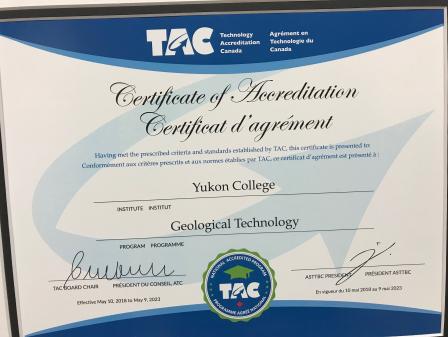 TAC certificate